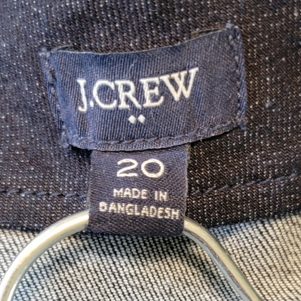 20 J Crew F Denim Cottage Academia Festival Forest Fairy Pencil Skirt Plus Size - Picture 3 of 4